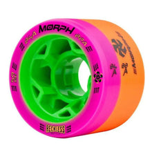 Load image into Gallery viewer, Bladeworx PURPLE/ORANGE 84/88 RECKLESS MORPH 59mm QUAD WHEEELS - 4 PACK