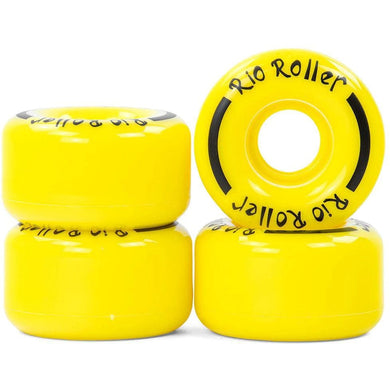 Bladeworx Roller Skate Wheels YELLOW RIO ROLLER WHEELS - 4 PACK